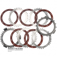 Комплект сталевих та фрикційних дисків C4 Clutch ALLISON 1000 - 5 фрикційних дисків (загальна товщина комплекту 37.75 мм), 29542192, 29542191, 29531049, 29546701, 295356