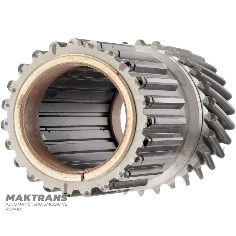Солнечная шестерня OVERDRIVE DODGE / CHRYSLER 46RE, 46RH, 47RE, 47RH, A518, A618 — 5015107AA, A12610AB, 28 зубьев (наклон зубьев 15 градусов, нар.Ø 52.70 мм), 23 шлица