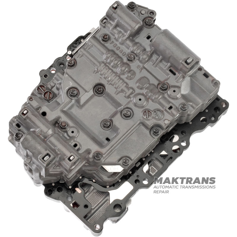 Гидроблок в сборе с соленоидами Aisin Warner TG-81SC 75040 — сепараторные пластины J0 / H0 (снято с новых трнасмиссий) 