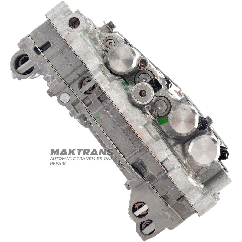 Гидроблок в сборе с соленоидами Aisin Warner TG-81SC 75040 — сепараторные пластины J0 / H0 (снято с новых трнасмиссий) 