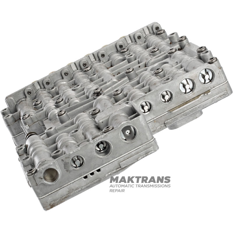 Гідроблок у зборі з соленоїдами (б/в, неперевірений) FORD 6R60, 6R80 — сепараторна пластина FL3P-7Z490-CA, відремонтувати цей гідроблок +$150 до ціни