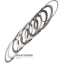Комплект сталевих та фрикційних дисків 3-5-R Clutch GM 6T30, 6T31 - 24231692, 24261225, 3 фрикційні диски (загальна товщина 19.50 мм)