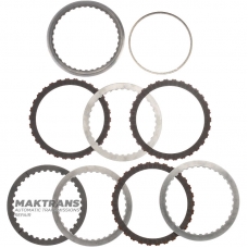Комплект сталевих та фрикційних дисків 3-5-R Clutch GM 6T30, 6T31 - 24231692, 24261225, 3 фрикційні диски (загальна товщина 19.50 мм)