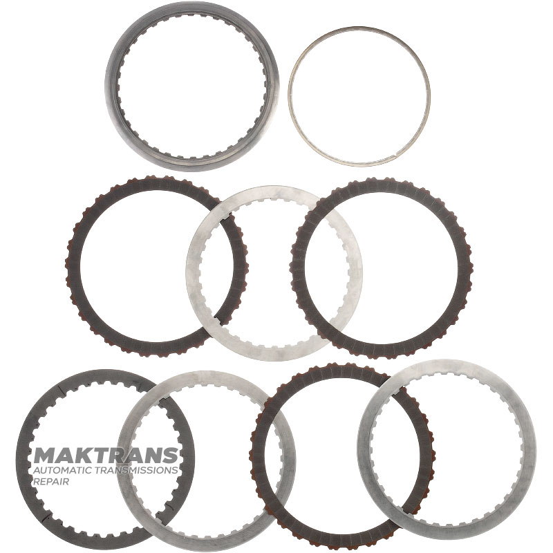 Комплект сталевих та фрикційних дисків 3-5-R Clutch GM 6T30, 6T31 - 24231692, 24261225, 3 фрикційні диски (загальна товщина 19.50 мм)
