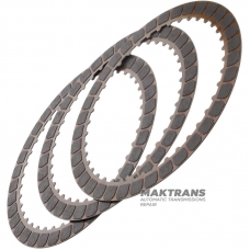 Комплект фрикційних дисків 3-5-R Clutch MAZDA FW6A-EL - FZ01195J0A, 3 диски в комплекті (40 зубів, нар.Ø 169.25 мм, товщина 1.65 мм)