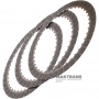 Комплект фрикційних дисків 3-5-R Clutch MAZDA FW6A-EL - FZ01195J0A, 3 диски в комплекті (40 зубів, нар.Ø 169.25 мм, товщина 1.65 мм)