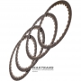 Комплект фрикційних дисків 2-6 Brake MAZDA FW6A-EL - FZ01193V0A, 3 диски в комплекті (32 зубів, нар.Ø 171.60 мм, товщина 1.60 мм)