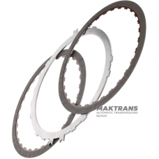 Комплект стальных и фрикционных дисков 2-6 Brake GM 6T30, 6T31 — 1 фрикционный диск (общая толщина комплекта 5.85 мм), 24261226, 24256228