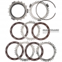 Комплект сталевих та фрикційних дисків C3 (3-5-R) Clutch ALLISON 1000 - 4 фрикційні диски (загальна товщина комплекту 36.50 мм), 29542192, 29546701, 29531049, 29535648