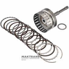 Входной вал / барабан K1 Clutch NISSAN RE7R01,315401XJ0C — (6 фрикционных дисков, общая высота 313 мм, 102 зуба на кольцевой шестерне)