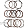 Комплект стальных и фрикционных дисков C4 Clutch ALLISON 1000 — 6 фрикционных дисков (общая толщина комплекта 37.15 / 40.75 мм), 29542192, 29542191, 29531049, 29546701, 29535640