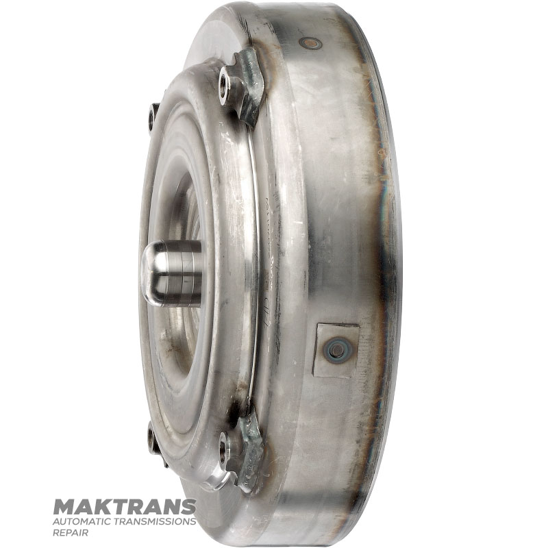Передняя крышка гидротрансформатора NISSAN GE9R01A, JATCO JR913E — маркировка 44D (нар.Ø корпуса 282.50 мм, 4 крепежных отверстия, нар. Ø пилота 35 мм)