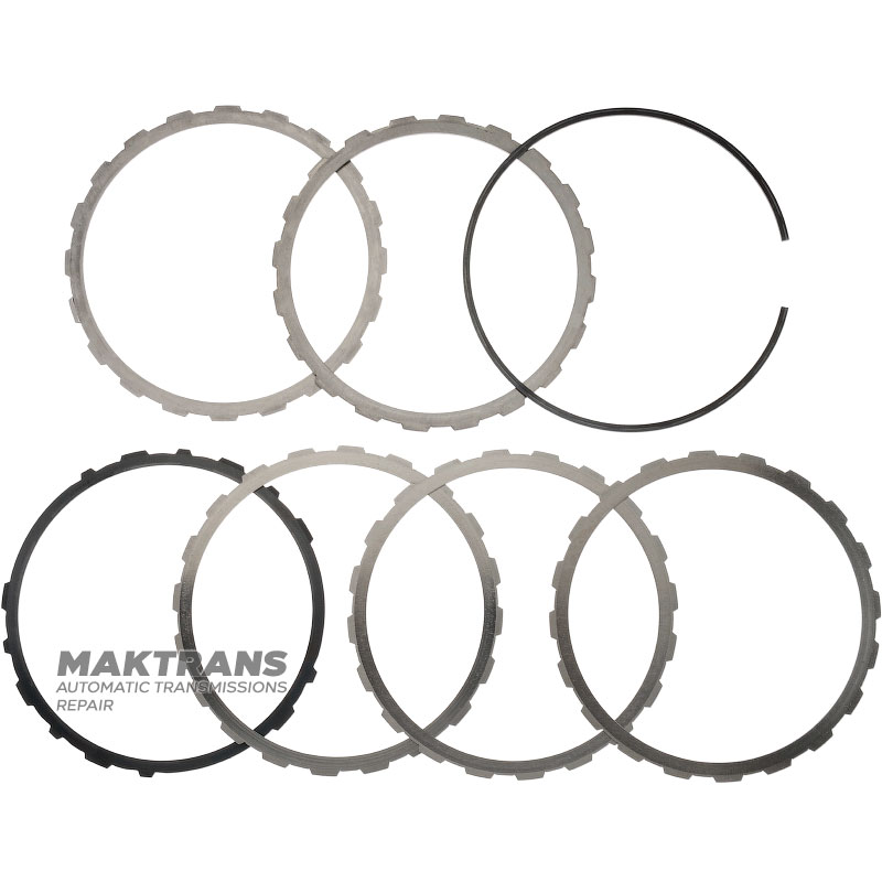 Комплект стальных дисков B08 Brake Mercedes-Benz 725.0, AMG, A7252720037 — 4 стальных диска (толщина комплекта 1.80 мм), 1 стальной диск (толщина 4 мм)