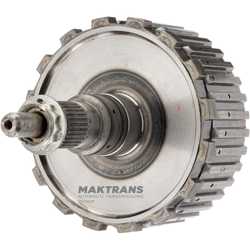 Барабан K27 Clutch і вихідний вал (2WD) Mercedes-Benz 725.0 — (загальна висота 198 мм, 30 шліців (нар.Ø 31.65 мм), 3 фрикційні диски)