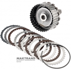 Барабан K27 Clutch (4 фрик. диски), вихідний вал (4WD) Mercedes-Benz 725.0 - A7252701404 (загальна висота 196 мм, 30 шліців (нар.Ø 31.65 мм))