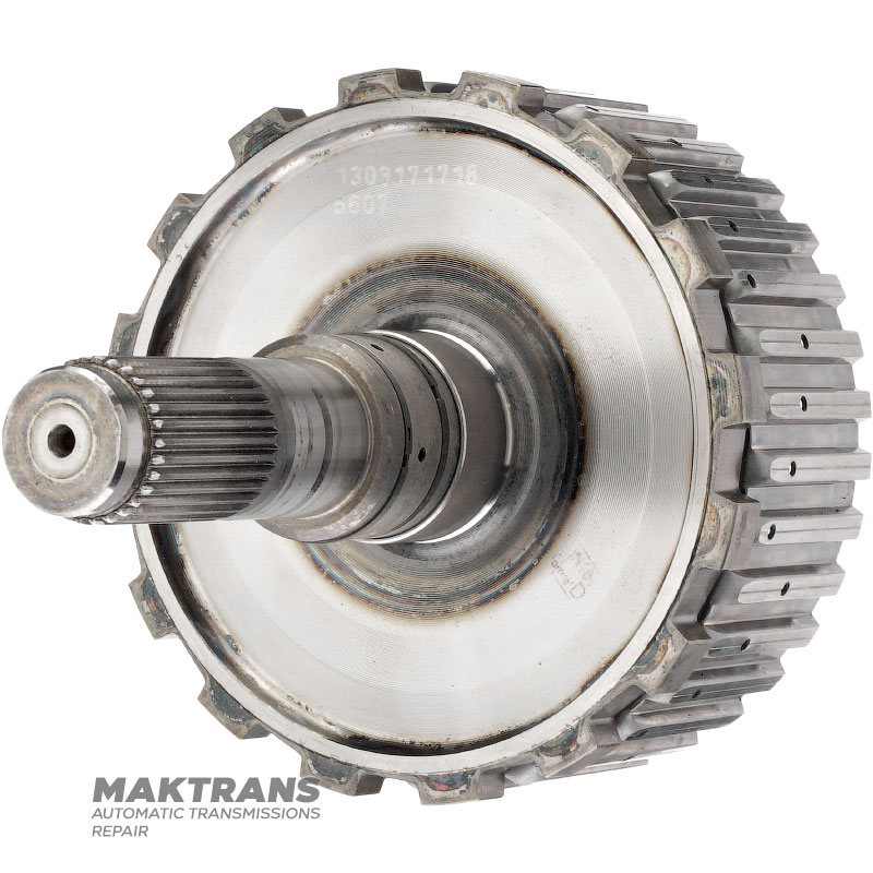 Барабан K27 Clutch (4 фрик. диски), вихідний вал (4WD) Mercedes-Benz 725.0 - A7252701404 (загальна висота 196 мм, 30 шліців (нар.Ø 31.65 мм))