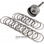 Входной вал, барабан C4 / C1Clutch AB60E, AB60F 07-up — 357100C010, 3571060010 (C4 Clutch - 4 фрикционных диска, C1 Clutch - 6 фрикционных дисков)