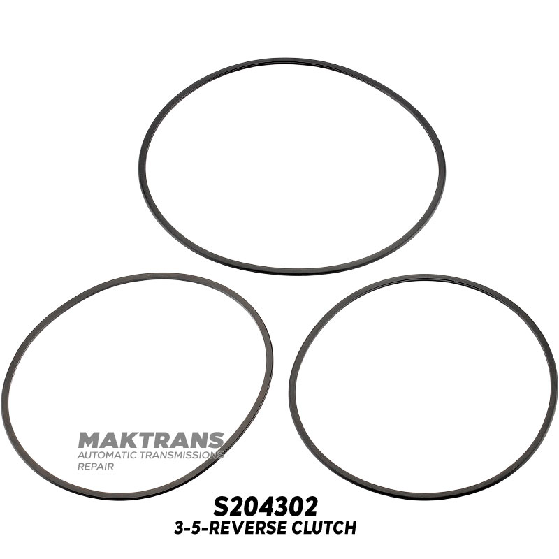 Комплект резиновых колец 6T40E 6T45E 4-5-6 CLUTCH - 4шт / 3-5-REVERS CLUTCH- 3шт