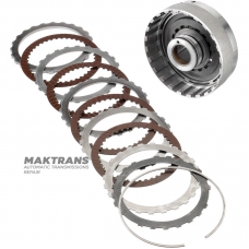 Барабан OVERDRIVE Clutch ZF 4HP22, 4HP24 - 1043430098 (4 фрикційні диски, загальна товщина комплекту 17.50 мм)