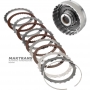 Барабан OVERDRIVE Clutch ZF 4HP22, 4HP24 — 1043430098 (4 фрикционных диска, общая толщина комплекта 17.50 мм)