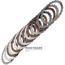 Комплект стальных и фрикционных дисков FORWARD Clutch ZF 4HP22, 4HP24 — 6 фрикционных дисков (40 зубьев)