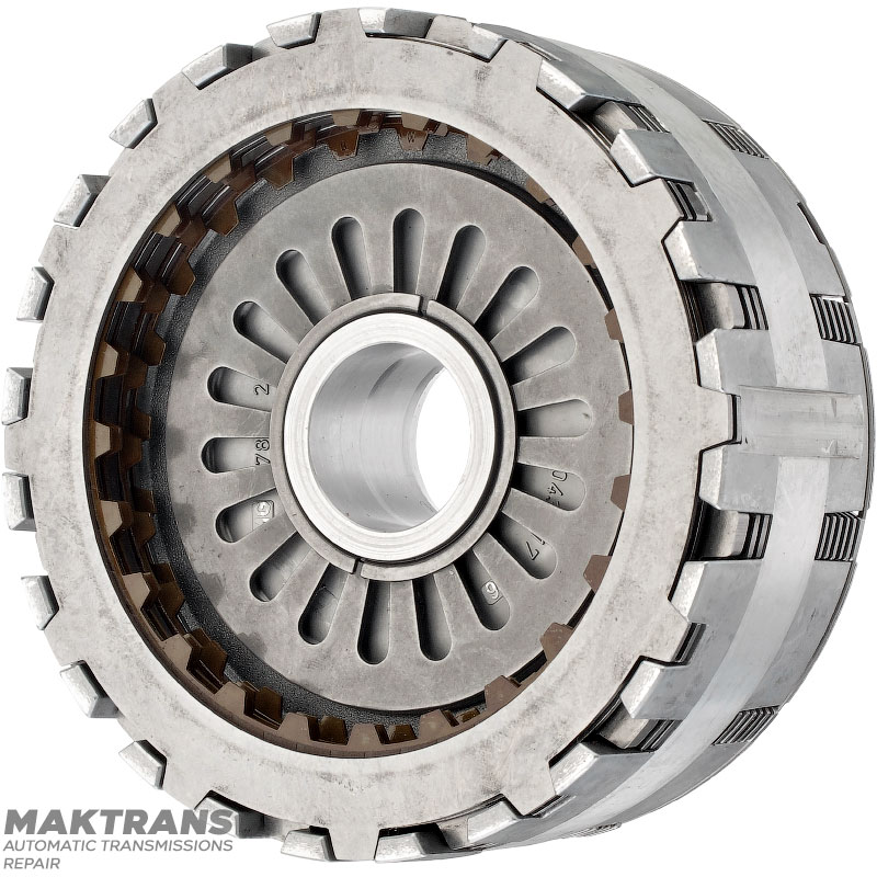 Барабан Intermediate, Overrun, Reverse Clutch ZF 4HP22, 4HP24 — 1043417065, 1043417041 (Фрикционные диски Intermediate, Overrun Clutch — 24 зуба, Reverse Clucth — 48 зубьев)