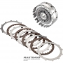 Барабан Intermediate, Overrun, Reverse Clutch ZF 4HP22, 4HP24 — 1043417065, 1043417041 (Фрикционные диски Intermediate, Overrun Clutch — 24 зуба, Reverse Clucth — 48 зубьев)