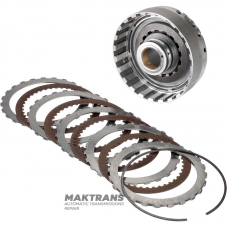 Барабан OVERDRIVE Clutch ZF 4HP22, 4HP24 - 1043430098 (4 фрикційні диски, маточина 2/3 тефлонових кільця)