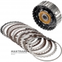 Барабан A Clutch / передняя планетарная передача (4 сателлита) FORD 6R60 6R75 6R80 — 5 фрикционных дисков (общая толщина комплекта 26 мм)
