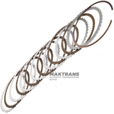 Комплект стальных и фрикционных дисков C1 Clutch Aisin Warner TG-81SC — 6 фрикционных дисков (общая толщина комплекта 24.70 мм)