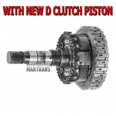 Планетарная передача No.4, барабан D Clutch (в новым обрезиненным поршнем), выходной вал (4WD) ZF 8HP70, 8HP75 — общая высота 256 mm, 43 шлица (нар.Ø шлицевой 34.75 мм), 4 сателлита