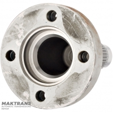 Фланець передній роздавальної коробки BorgWarner BW4440, 68055317AA - 4 кріпильні отвори (вн.Ø 8.25 мм), 34 шліци (нар.Ø 34.75 мм), (CHRYSLER 300 V6 3.6L, 845R