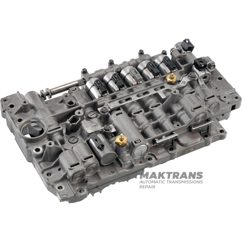 Гідроблок у зборі з соленоїдами (неперевірений) Aisin Warner TR-60SN/VAG 09D - сепараторна пластина A-6, 2 ports, з датчиками тиску
