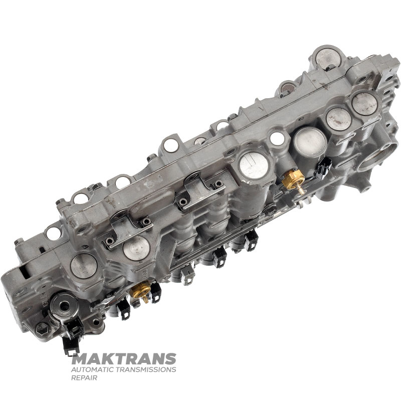 Гідроблок у зборі з соленоїдами (неперевірений) Aisin Warner TR-60SN/VAG 09D - сепараторна пластина A-6, 2 ports, з датчиками тиску