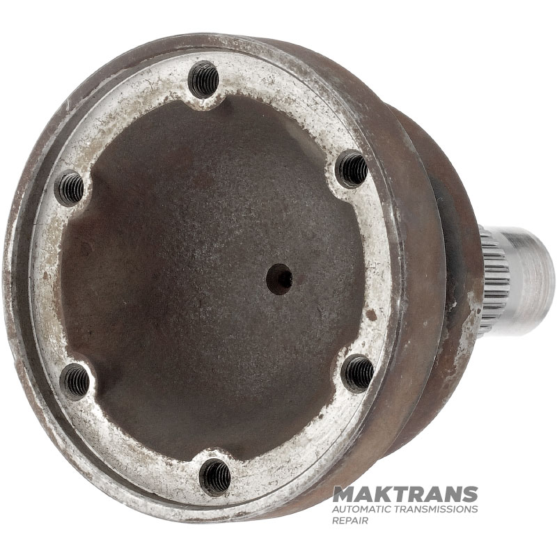 Фланец передний раздаточной коробки BorgWarner BW4404 — 4404-171-003, 4404-171-001, 6 крепежных отверстий (вн.Ø 6.65 мм, 45.10 мм меж центр), F77A-7A195-VA, 44-04-000-005 (95-01 Ford Explorer)