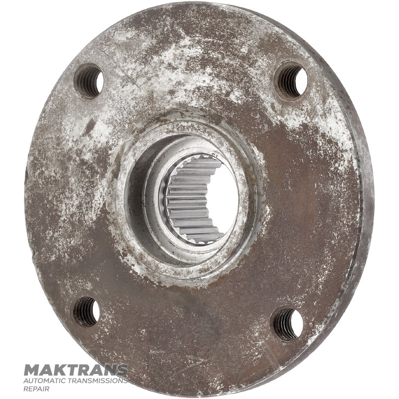 Фланець задній роздавальної коробки BorgWarner BW4404 — 4 отвори кріплення (вн.Ø 10.25 мм), 26 шліців, 4400-031-009, F77A-7A195-VA, 44-04-000-005 (95-