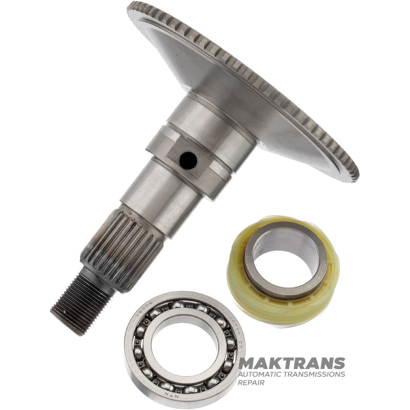 Вихідний вал (під датчик швидкості) роздавальної коробки BorgWarner BW4404 - загальна висота 135 мм, 26 шліців (нар.Ø 28.45 мм), N1061 (1900-130-016, NTN 16006), 4404-171-04 F77A-7A195-VA, 44-04-000-005 (95-01 Ford Explorer)