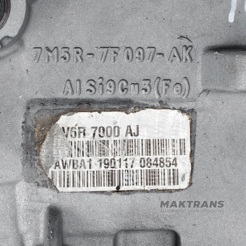 Отремонтированная и протестированная трансмиссия FORD 6DCT450 MPS6, FWD, DIESEL — AV9R-7000-AJ, (FORD GALAXY, MONDEO, S-MAX 2.0 TDCI 2010-2015)