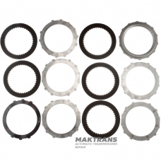 Комплект сталевих та фрикційних дисків FORWARD Clutch GM 4L80E, 4L85E - 24202646, 8675557 (5 фрикційних дисків)