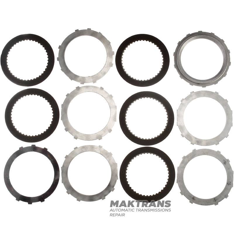 Комплект стальных и фрикционных дисков FORWARD Clutch GM 4L80E, 4L85E — 24202646, 8675557 (5 фрикционных дисков)