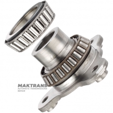 Фланець передній кутового редактора (роздавальної коробки) VAG DSG 02E DQ250 - 0CN409273 (30 шліців, 3 отвори кріплення (вн.Ø 8.40 мм, між центрами 91.50 мм))