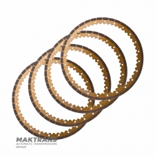 Комплект фрикционных дисков Low / Reverse (B2) Brake AISIN WARNER TF-70SC, TF-71SC, TF-73SC — 4 фрикционных диска (толщина 1.70 мм, 56 зубьев, нар.Ø 170.65 мм)