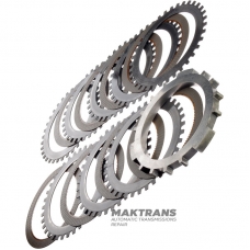 Комплект стальных и фрикционных дисков C5 Clutch ALLISON 1000, 2000, 2400 — 29531058, 29536482, 29537393, 8 фрикционных дисков (общая толщина комплекта 48.70 мм)