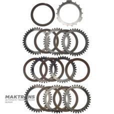 Комплект стальных и фрикционных дисков C5 Clutch ALLISON 1000, 2000, 2400 — 29531058, 29536482, 29537393, 8 фрикционных дисков (общая толщина комплекта 48.70 мм)