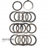 Комплект стальных и фрикционных дисков C5 Clutch ALLISON 1000, 2000, 2400 — 29531058, 29536482, 29537393, 8 фрикционных дисков (общая толщина комплекта 48.70 мм)