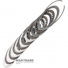 Комплект стальных и фрикционных дисков C2 Clutch ALLISON 1000, 2000, 2400 — 29538469, 29530315, 7 фрикционных дисков (общая толщина комплекта 30.75 мм)
