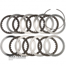 Комплект стальных и фрикционных дисков C2 Clutch ALLISON 1000, 2000, 2400 — 29538469, 29530315, 7 фрикционных дисков (общая толщина комплекта 30.75 мм)
