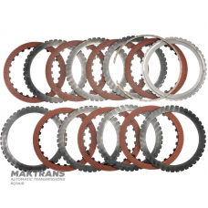 Комплект сталевих та фрикційних дисків C2 Clutch ALLISON 1000, 2000, 2400 - 29538469, 29530315, 7 фрикційних дисків (загальна товщина комплекту 32.75 мм)