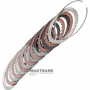 Комплект стальных и фрикционных дисков C2 Clutch ALLISON 1000, 2000, 2400 — 29538469, 29530315, 7 фрикционных дисков (общая толщина комплекта 32.75 мм)