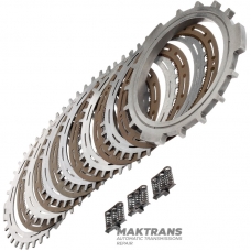 Комплект стальных и фрикционных дисков C4 Clutch ALLISON 1000, 2000, 2400 — 6 фрикционных дисков (толщина 1.90 мм, 103 зуба), общая толщина комплекта 42.75 мм, 29542192, 29542191, 29531049, 29546701, 29535640
